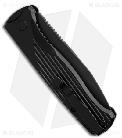 Blackhawk Sonar Push Button Automatic Black Aluminum (3.38" Black Serr)