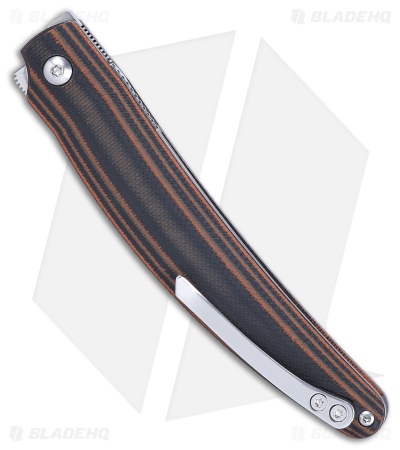 CRKT Ancestor Liner Lock Knife Brown/Black G-10 (3.60" Satin)