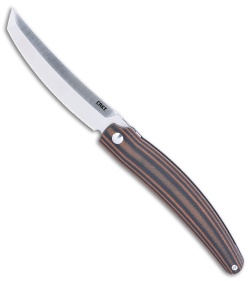 CRKT Ancestor Liner Lock Knife Brown/Black G-10 (3.60" Satin)