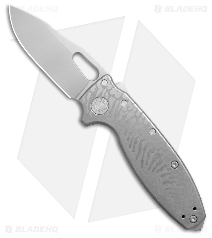 Demko Knives Shark-A-Tac Shark-Lock Knife Tiger Shark Titanium (3.5" SW)