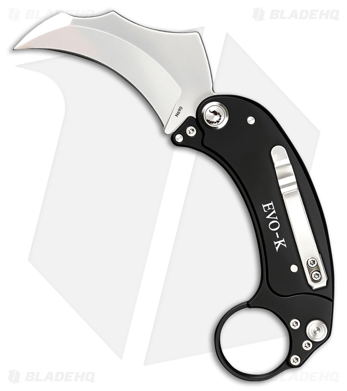 KEITA  Exoskeleton Knives EVO-K | Black Aluminum | Satin