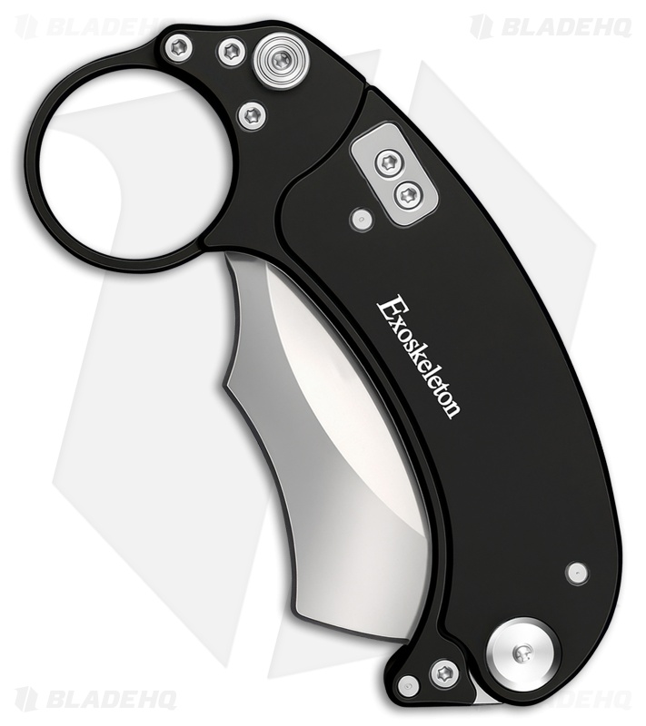 KEITA  Exoskeleton Knives EVO-K | Black Aluminum | Satin
