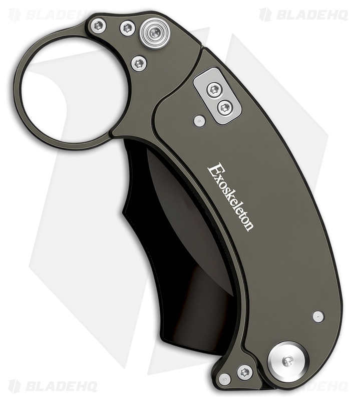 Exoskeleton Knives EVO-K | Gray Aluminum | Black