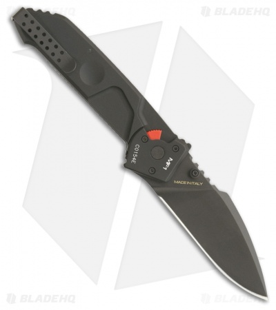 Extrema Ratio MF1 Black Liner Lock Knife Black Aluminum (3.5" Black)