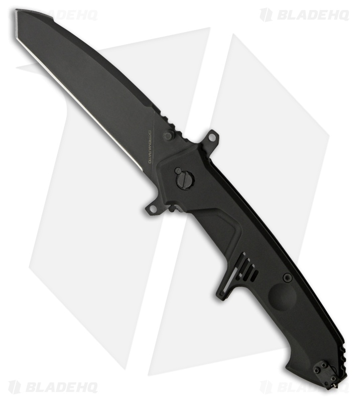 Extrema Ratio MF3 Ingredior T Liner Lock Knife Black Aluminum (4.375" Black)