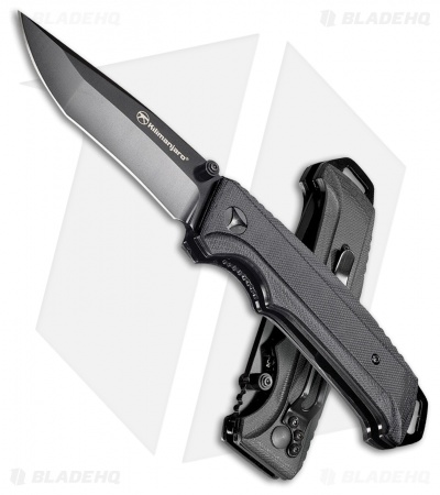 Kilimanjaro Allatro Folding Knife Black G-10 (3.25" Black) 910119