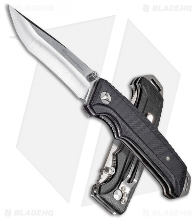 Kilimanjaro Allatro Folding Knife Black G-10 (3.25" Satin) 910119
