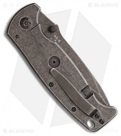 MARSER Kampfer 6 Frame Lock Knife Camo G-10 (3.75" Black Stonewash) 