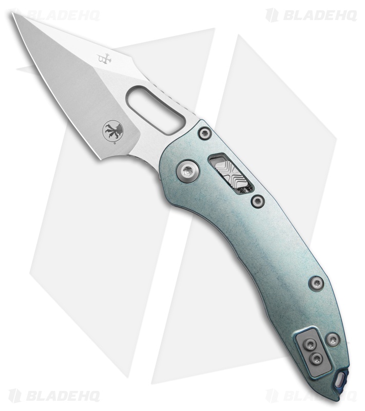 ちーも　 Microtech Stitch Knife | Ice Blue Ti | Stonewash