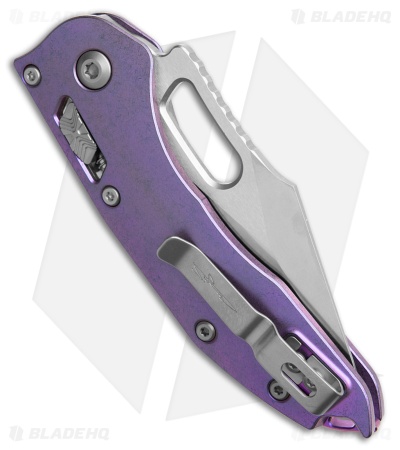 Marfione Custom Stitch Ram-Lok  Purple Titanium + Purple Accents  (4" Serr)