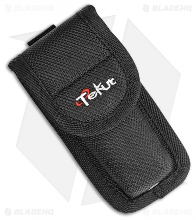 Tekut Ares Son Liner Lock Folding Knife Black G-10 (2.625" Black Serr) LK5073