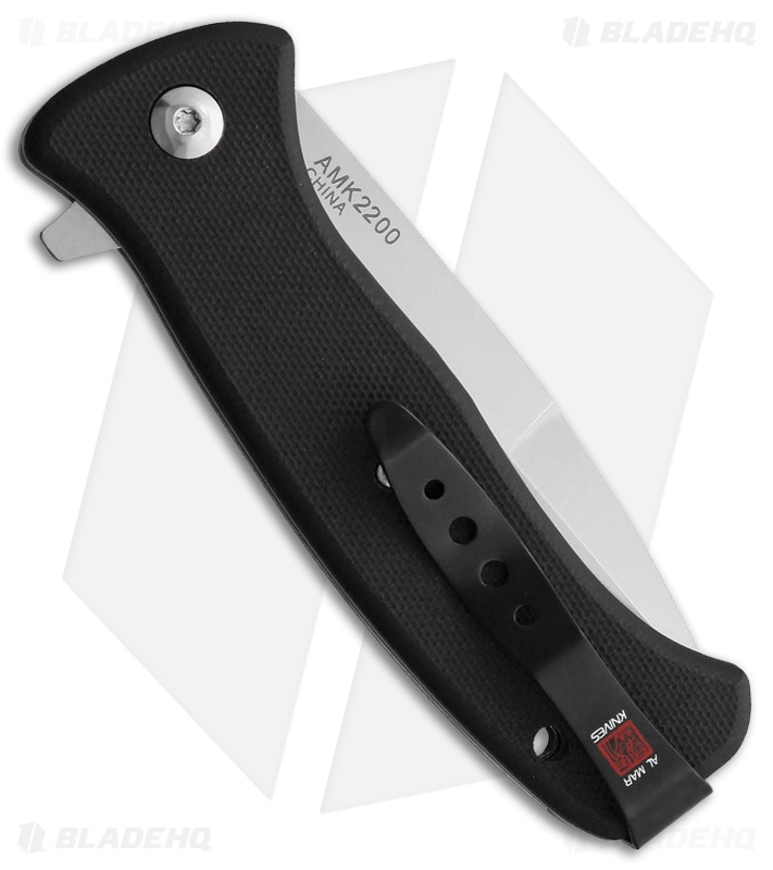Al Mar Mini SERE 2020 Spring Assisted Knife Black G-10 (3" Satin)