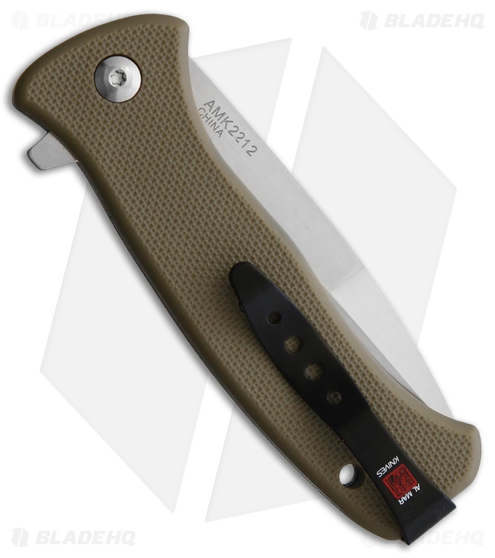 Al Mar Mini SERE 2020 Spring Assisted Knife Coyote GFN (3" Satin)