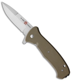 Al Mar SERE 2020 Spring Assisted Knife Coyote  GFN (3.6" Satin)