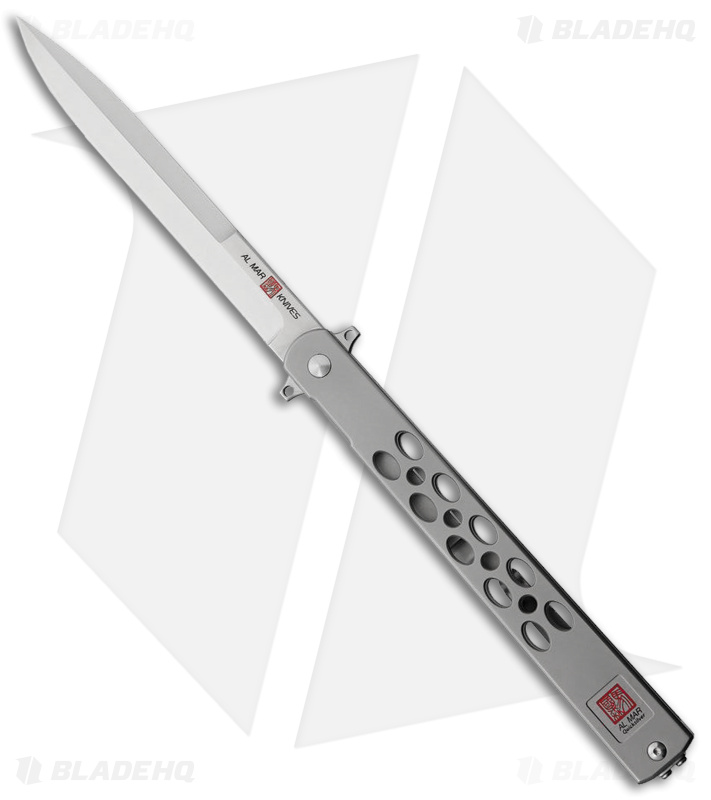 Al Mar Quicksilver Slimline Ultralight Frame Lock Knife Titanium (5" Satin) 