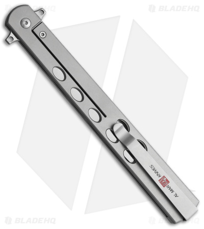 Al Mar Quicksilver Slimline Ultralight Frame Lock Knife Titanium (5" Satin) 