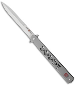 Al Mar Quicksilver Slimline Ultralight Frame Lock Knife Titanium (5" Satin) 