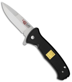 Al Mar SERE 2020 40th Anniversary Spring Assisted Knife Black GFN (3.6" Satin)