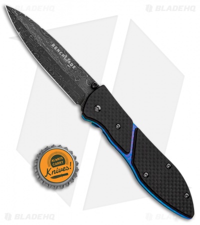 Benchmade Gold Class Sentinal LLK Liner Lock Knife (3.75" Damascus) 875-101
