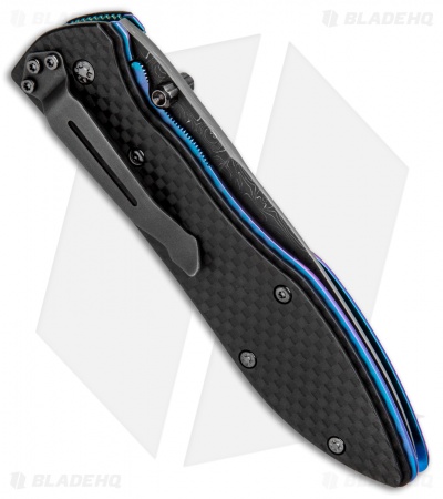 Benchmade Gold Class Sentinal LLK Liner Lock Knife (3.75" Damascus) 875-101