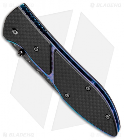 Benchmade Gold Class Sentinal LLK Liner Lock Knife (3.75" Damascus) 875-101