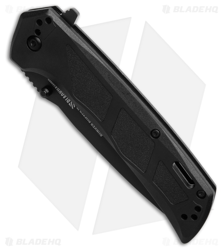 Blackhawk! Bunker Buster Liner Lock Knife Black Zytel Black