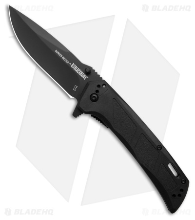 Blackhawk! Bunker Buster Liner Lock Knife Black Zytel Black