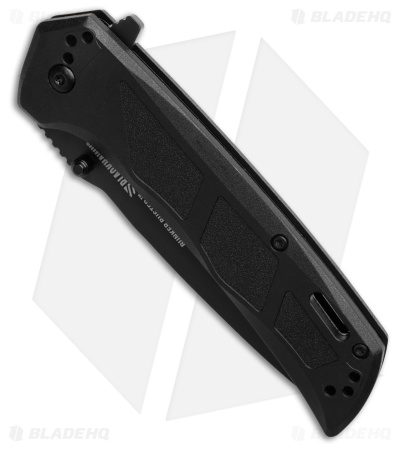 Blackhawk Bunker Buster Liner Lock Knife Black Zytel (4.25" Black Serr)