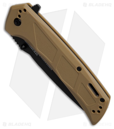 Blackhawk Bunker Buster Liner Lock Knife Tan Zytel (4.25" Black) BHBB401TN