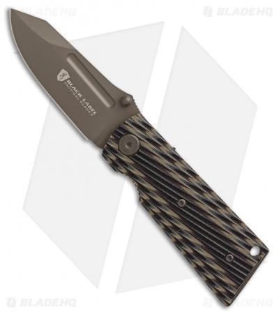 Browning Black Label 1911 Liner Lock Knife Black G-10 (2.875" Gray) 320181BL