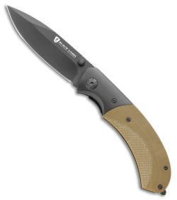 Browning Black Label Checkmate Liner Lock Knife Tan G-10 (3.25" Gray)