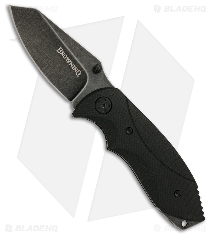 Browning Hysteria Liner Lock Knife Black G-10 (2.625" Black Stonewash) 3220263
