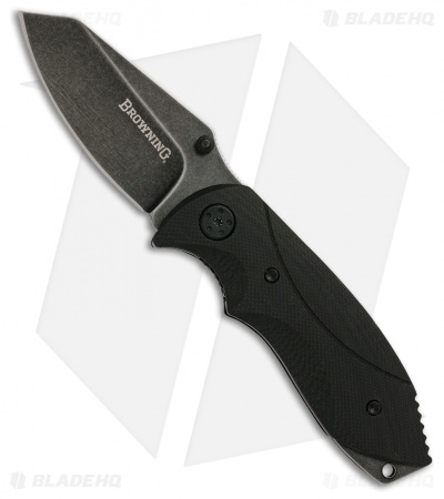 Browning Hysteria Liner Lock Knife Black G-10 (2.625" Black Stonewash) 3220263