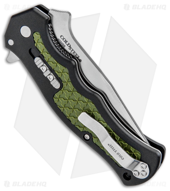 Cold Steel Crawford Model 1 Liner Lock Knife OD Green/Black Zy-Ex (3.6" Satin) 
