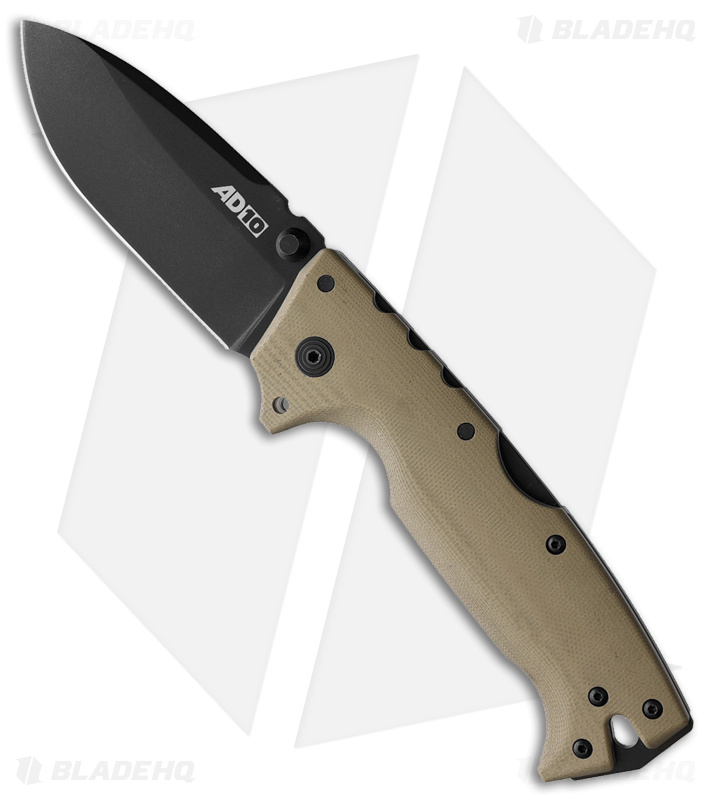 Cold Steel Demko AD-10 | Tan G-10 + Black | Blade HQ