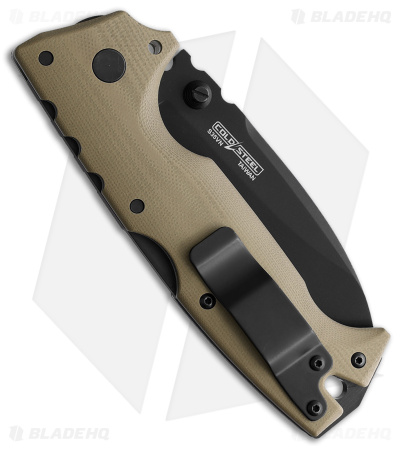 Cold Steel Demko AD-10 Tri-Ad Lock Knife Dark Earth G-10 (3.5" Black) 28DDDEBK