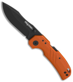 Cold Steel Engage ATLAS Lock Knife Clip Point Orange GFN (3" Black SW)