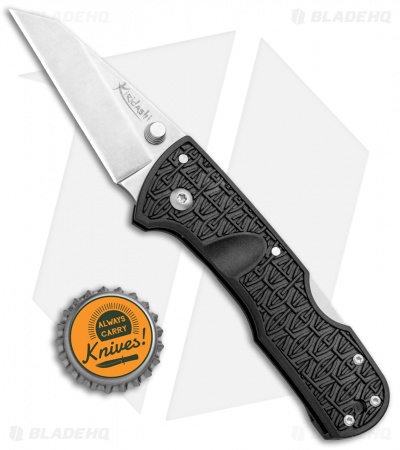 Cold Steel Kiridashi Tri-Ad Lock Knife Black GFN (2.5" Stonewash) 20KPL