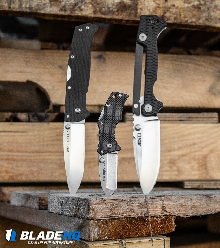 Cold Steel Demko AD-15 Scorpion Lock Knife Black G-10 (3.5" Satin S35VN) 58SQB