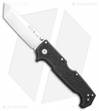 Cold Steel SR1 Lite Tanto Tri-Ad Lock Knife Black Griv-Ex (4" Satin) 62K1A