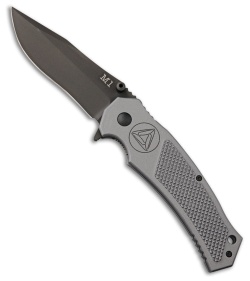 Combative Edge M1-Assist Tux Spring Assisted Knife Gray (3.875" Black)