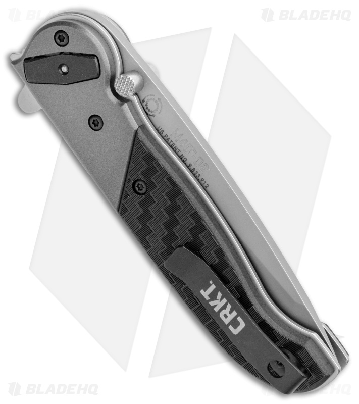 crkt m40 deadbolt lock grn aluminum knife blast bead reference