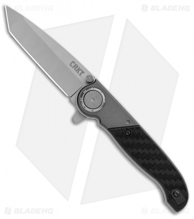 CRKT M40-02 Deadbolt Lock Knife Aluminum/GRN (3