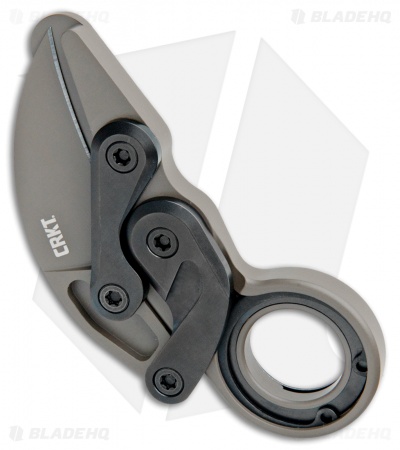 CRKT Provoke "Earth" Kinematic Morphing Karambit Folding Knife (2.4" Brown) 