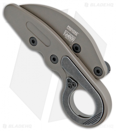CRKT Provoke "Earth" Kinematic Morphing Karambit Folding Knife (2.4" Brown) 