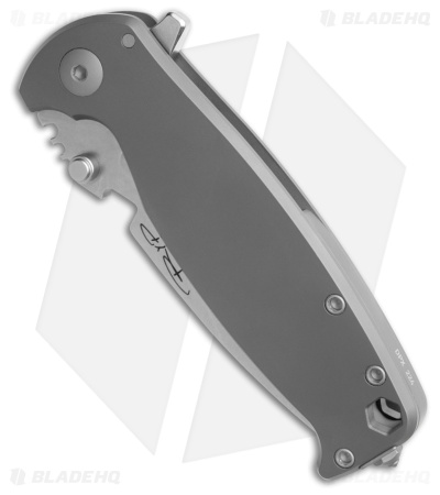 DPx Gear HEST/F 4.0 MagnaCut Frame Lock Knife Titanium (3.25" Stonewash)
