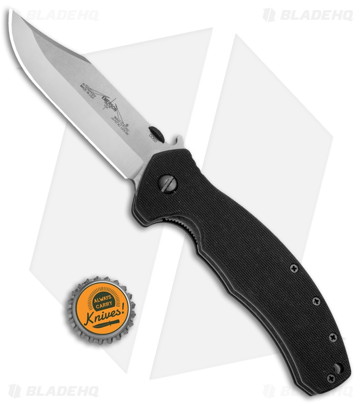 Emerson Aftershock SF Liner Lock Knife Black G-10 (3.75" Stonewash)