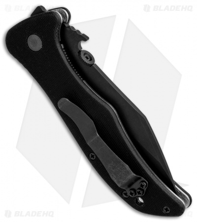Emerson Seax Liner Lock Knife Black G-10 (3.9" Black)