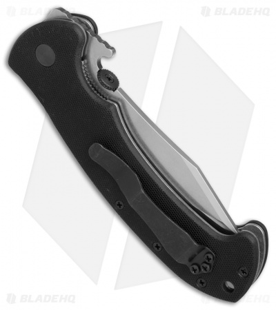 Emerson Tiger Liner Lock Knife Black G-10 (3.8" Stonewash)
