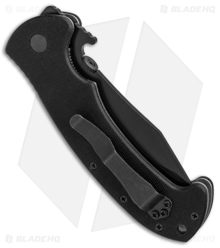 Emerson Tiger Liner Lock Knife Black G-10 (3.8" Black)